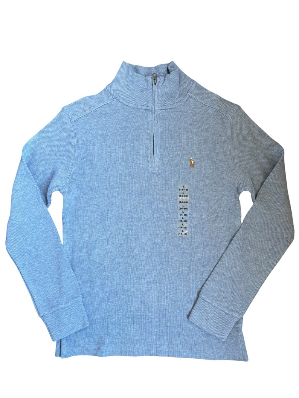 Ralph Lauren French-rib Quarter-zip Pullover Boys L 14-20
